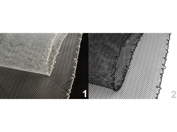 Modistická krinolína na vyztužení šatů a výrobu fascinátorů šíře 12 cm