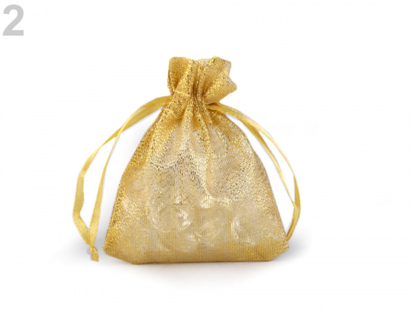 Dárkový pytlík s lurexem 7x9 cm