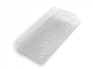 Francouzský závoj s lurexem šíře 23 cm