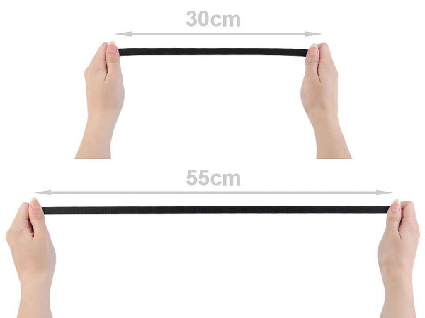 Pruženka saténová / ramínková šíře 10 mm