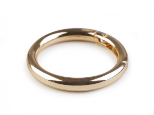 Karabina kulatá na kabelky / kroužek na klíče Ø34 mm