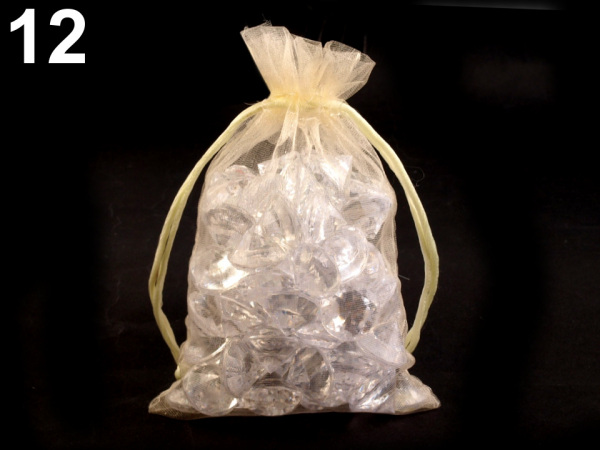Dárkový pytlík 10x15 cm organza