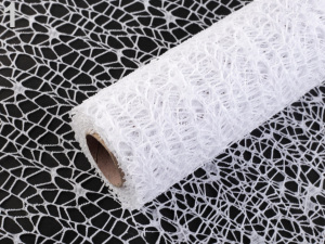 Dekorační metráž pavučina šíře 48 cm