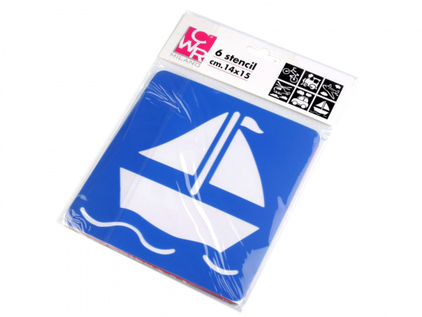 Plastové šablony 14x15 cm