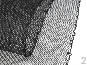 Modistická krinolína na vyztužení šatů a výrobu fascinátorů šíře 12 cm