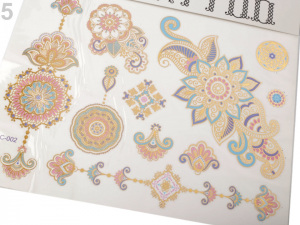 Metalické tetování smývatelné