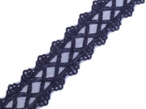 Vyšívaný prýmek / vsadka na monofilu šíře 50mm