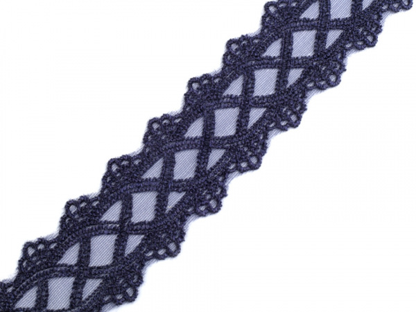 Vyšívaný prýmek / vsadka na monofilu šíře 50mm