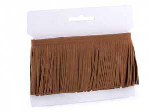 Třásně z eko kůže šíře 80 mm