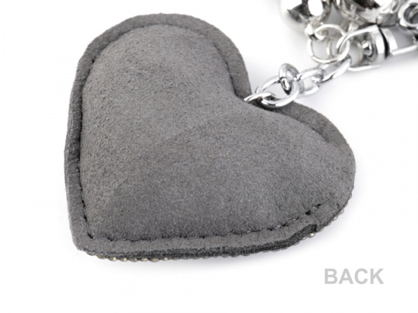 Přívěsek na kabelku / klíče srdce, hvězda