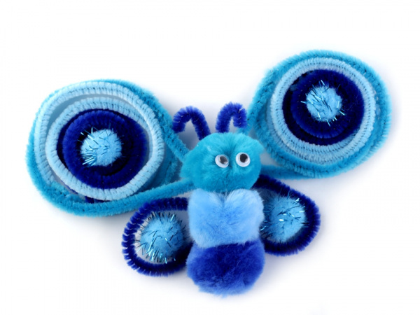 Kreativní sada - zvířátka a figurky z bambulek