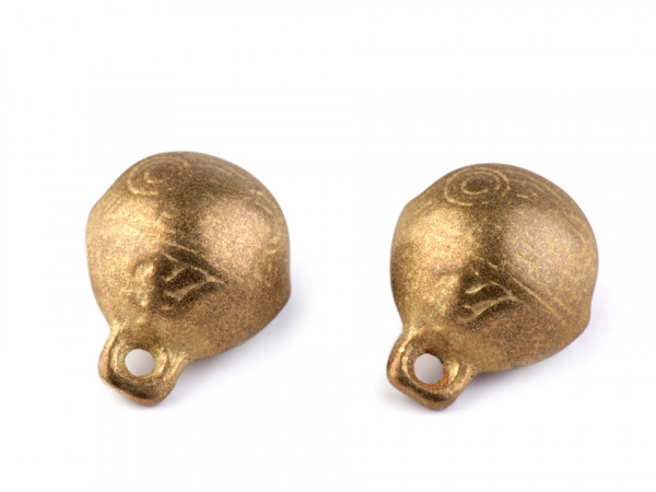 Rolničky mosazné s krásným zvukem 20x24 mm