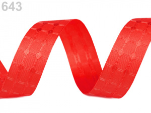 Stuha se vzorem šíře 25 mm