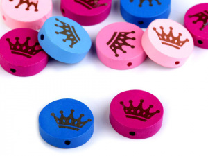 Dřevěné korálky korunka 2. jakost