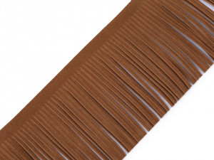 Třásně z eko kůže šíře 80 mm