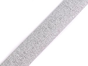 Pruženka s lurexem šíře 30 mm