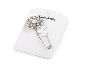 Brož květ na spínacím špendlíku