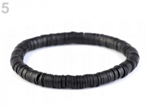 Pružný náramek z fimo kroužků