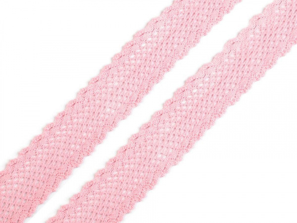 Krajka / vsadka paličkovaná šíře 34 mm