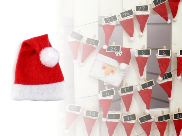 Vánoční mini čepice