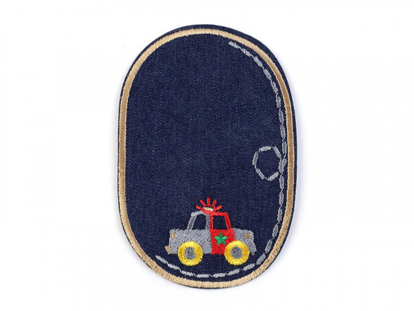 Nažehlovačka / záplata riflová auto