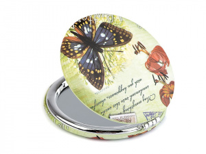 Kosmetické zrcátko motýl