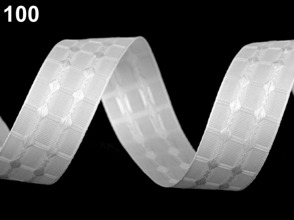 Stuha se vzorem šíře 25 mm