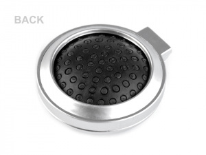 Skládací kartáč na vlasy se zrcátkem Ø6,5 cm