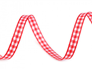 Károvaná stuha šíře 7 mm