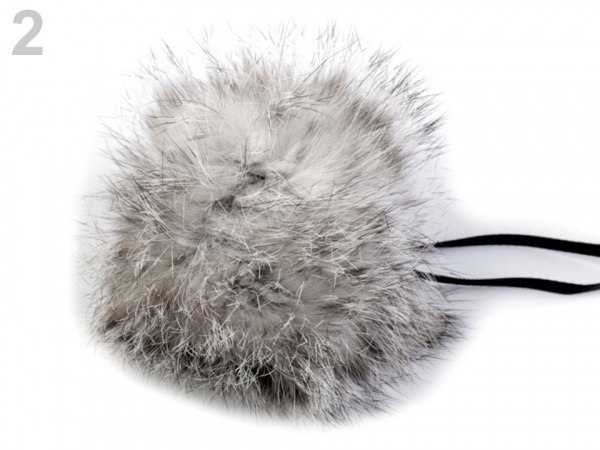 Bambule z králičí kožešiny