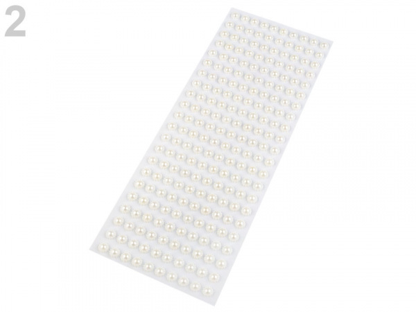 Samolepicí květy na lepicím proužku Ø8 mm