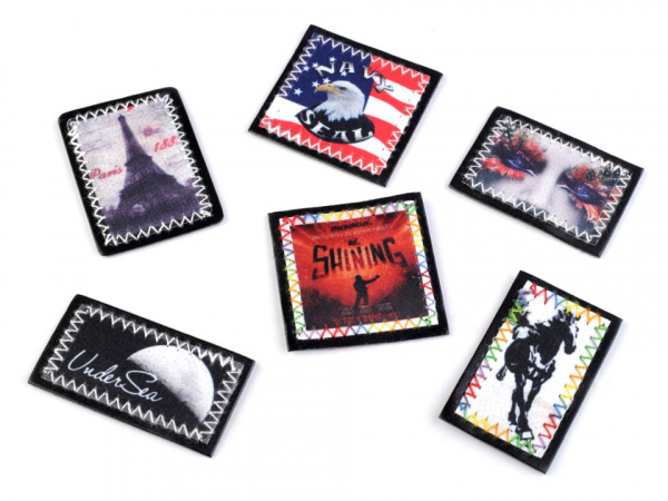 Nažehlovačka dvojitá, prošitá