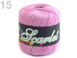 Bavlněná pletací příze Scarlet 100 g