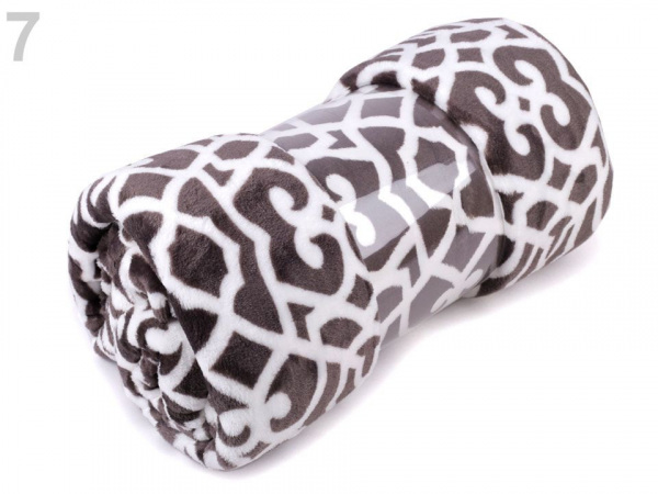 Velká deka / přehoz fleece 200x230 cm