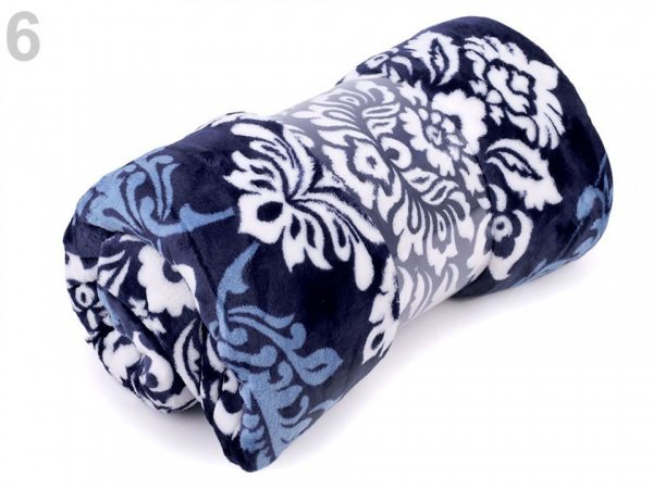 Velká deka / přehoz fleece 200x230 cm
