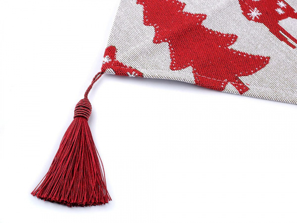 Běhoun / ubrus gobelín 34x175 cm vánoční