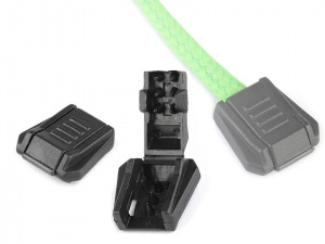 Plastová koncovka 18x18 mm zamačkávací