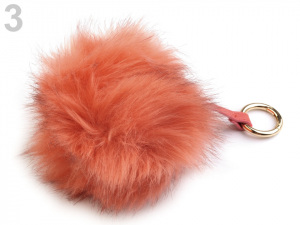 Kožešinová bambule na kabelku