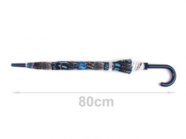 Dámský vystřelovací deštník motýli