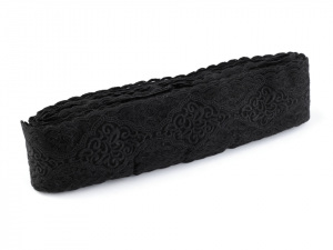 Vyšívaná krajka na monofilu šíře 63 mm