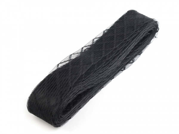 Modistická krinolína na vyztužení šatů a výrobu fascinátorů šíře 4,5 cm