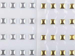 Kovové nažehlovací kamínky hot fix na přenášecí fólii