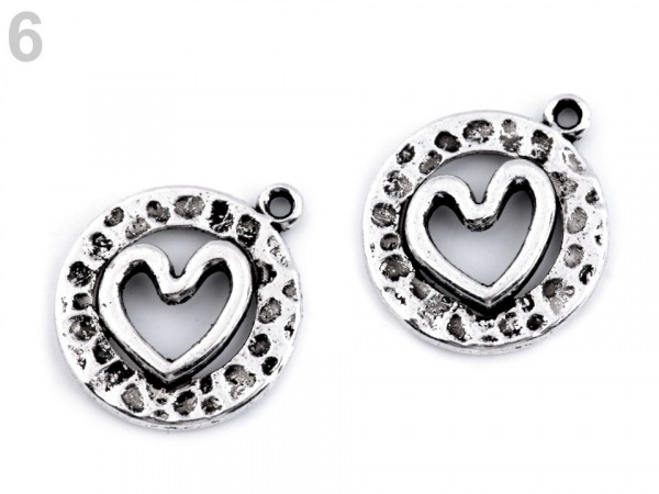 Přívěsek slon, anděl, sluníčko, srdce