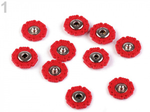 Designové patentky / druky Ø19 mm květ