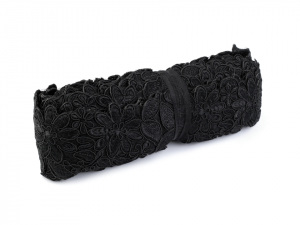 Vyšívaný prýmek / krajka na monofilu šíře 70 mm