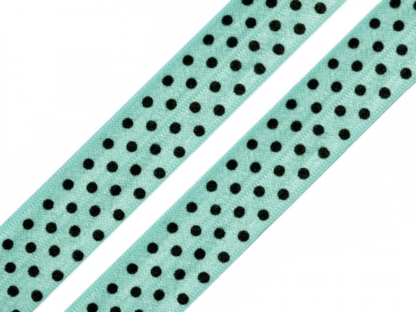 Lemovací pruženka půlená s puntíky šíře 20 mm