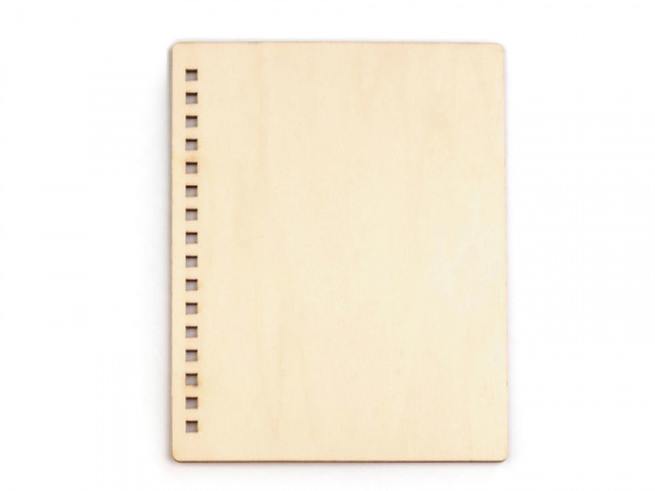 Dřevěné desky na výrobu zápisníku
