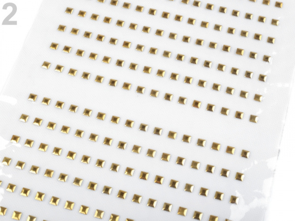 Kovové nažehlovací kamínky hot fix na přenášecí fólii