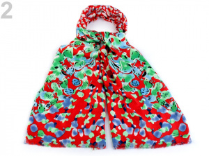 Šála květy 60x175 cm