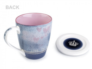 Porcelánový hrnek s pokličkou Anekke